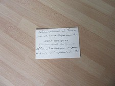 BUSINESS CARD jean ROBIQUET