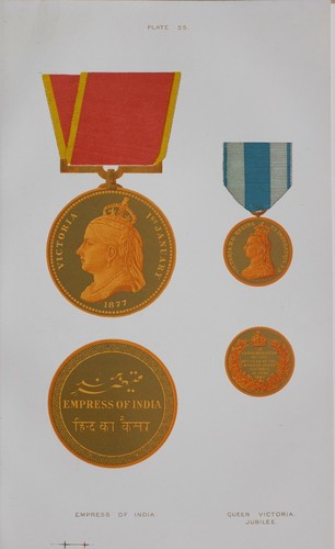 1897 medals print empress - 1897, of