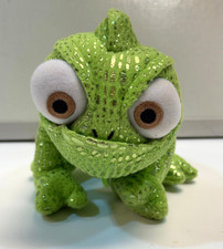 Disney Store Tangled Pascal Soft Toy 8" Lizard Chameleon Green
