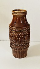 Large Vintage Price Kensington Colosseum Mid Century Textured Floor Vase 16”