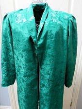 Vintage Robe Size M Green