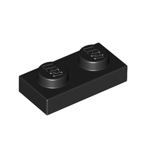 Lego brick part 20x black - lego,