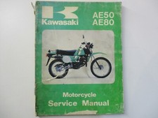 KAWASAKI AE50 AE80 GENUINE FACTORY OFFICIAL  WORKSHOP SERVICE MANUAL PRE-OWNED
