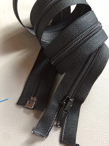 Long nylon zipper open - long,