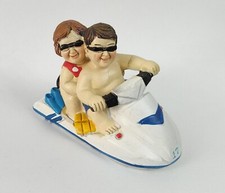 Couple on a Jet Ski Fun Figurine