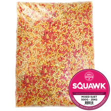 Squawk mixed suet pellets - mixed,