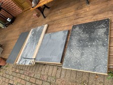 Black Laminate Worktops Offcuts X 4 Joblot