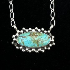 Kingman turquoise oval bar