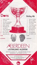 Aberdeen v Stirling Albion
