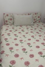 IKEA Askvoll Double White Bed
