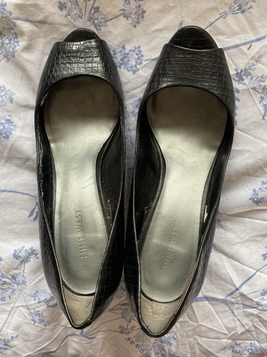 Black peep toe - , shoes