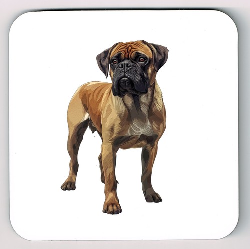 Bullmastiff dog watercolour - dog,