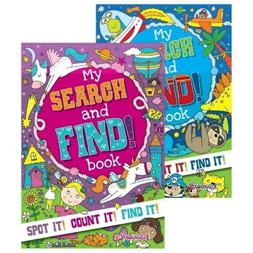 Kids search find activity book - search,