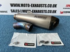 BMW R NINE T R9T Akrapovic Low Level Titanium Exhaust System 2014 - 2016