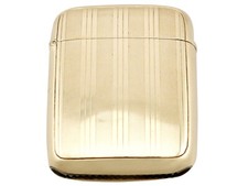 9Carat Yellow Gold Vesta Case