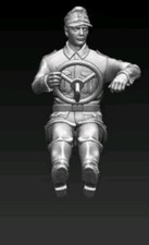 Ww2 German Driver  1/16th Resin Printed
