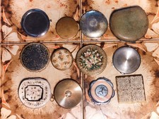 12 AS SEEN Vintage powder compacts and make up mirrors