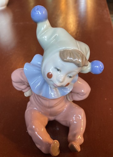 Vintage lladro clown tired - vintage, 'tired