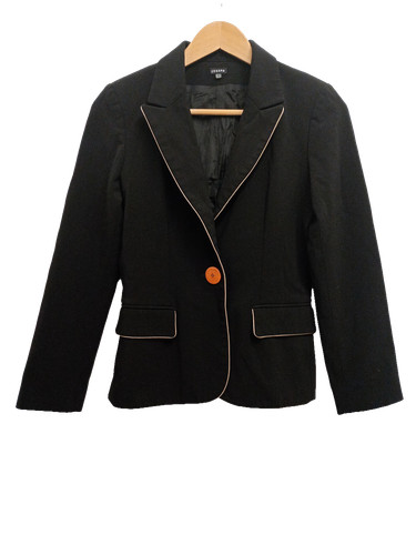 Joseph black wool blend blazer - black,