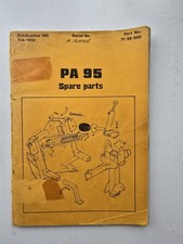 McCONNEL PA95 HEDGECUTTER PARTS CATALOGUE