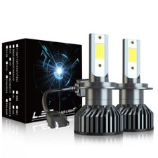 FOR AUDI TT MK2 A4 A6 A7 Q7 2x H7 100W LED HEADLIGHT BULBS KIT CANBUS ERROR FREE