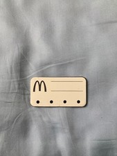 Genuine McDonald's Name Tag Badge Cosplay Fancy Dress Collectible