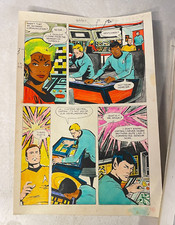 STAR TREK ART original color guide 1975 COOL BRIDGE ENTERPRISE CHARACTER PAGE