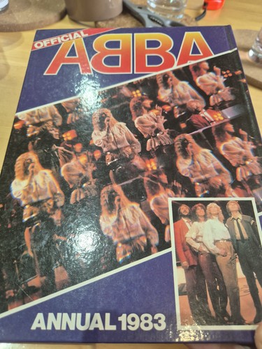 Vintage abba official annual - official,