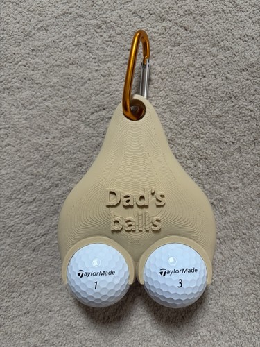 Golf ball holder dads - ball, balls.