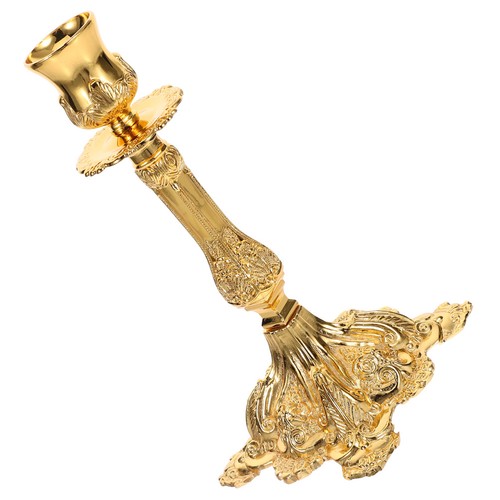 Metal taper candle holder - metal,