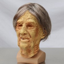 Old Woman Realistic Mask Party