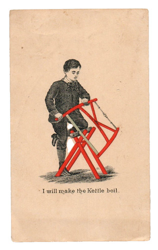 Rare 1880 cut cure u - c.1880, boys