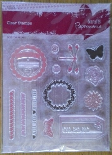 Papermania clear stamp set - stamp,