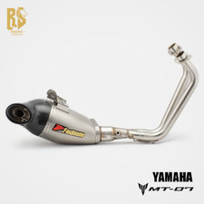 Yamaha MT-07 Exhaust System 2021–2025 | Full Stainless Pipe with Carbon End Can