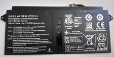 Battery For Acer Aspire S7-391 Series 7.4V 4680mAh 35Wh AP12F3J