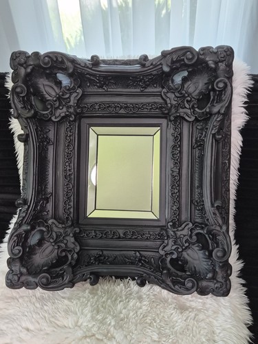 Ornate black gothic revival - black,