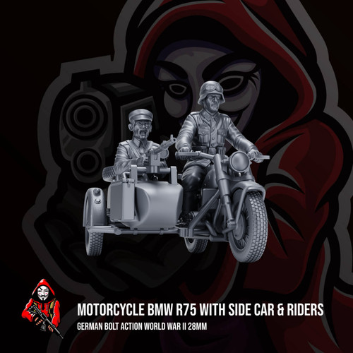 German motorcycle bmw - r75, with