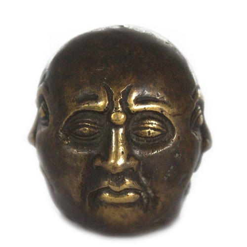 Brass four face buddha - brass,