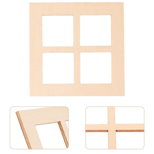 10pcs miniature wooden - 10pcs, window
