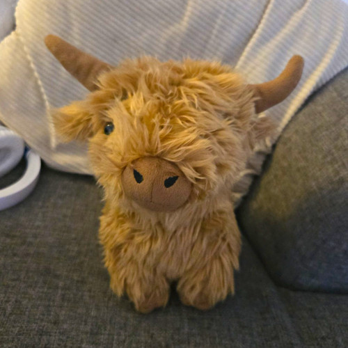 Highland cow plush door - highland,