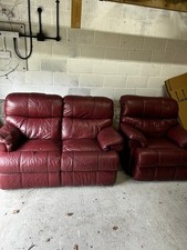 Leather Recliner Sofa Set 2