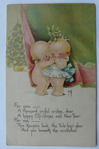 Kewpie doll christmas - doll, postcard