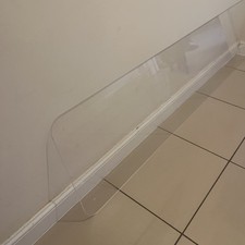 Clear Perspex Sheet 5mm thick, 400mm X 1600mm. Slight Scratches. 
