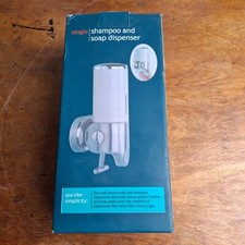 Nova Soap / Shampoo dispenser, single unit wall mounted.