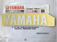 YAMAHA 80mm x 18mm WHITE DECAL