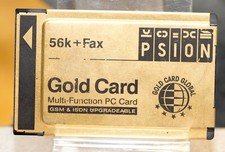 Vintage Psion Gold Card Multi-function ISDN GSM modem PCMCIA PC Card