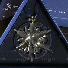 Swarovski 2006 Christmas Snowflake Ornament 837613 Mint Boxed Retired Rare