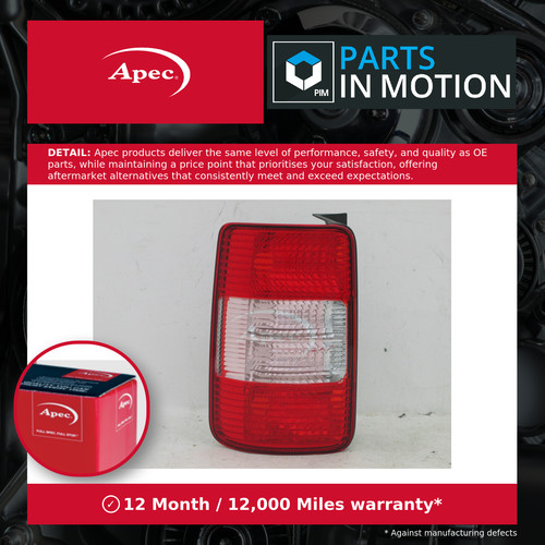 Rear light lamp fits caddy - light, vw