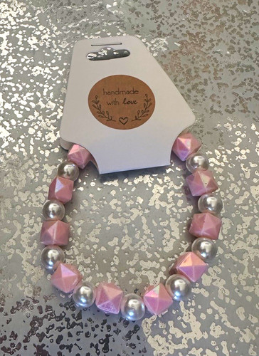 Handmade pink silver - handmade, &