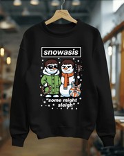 Funny Christmas Jumper Snowasis, Gift for Music Lovers Christmas Jumper Top